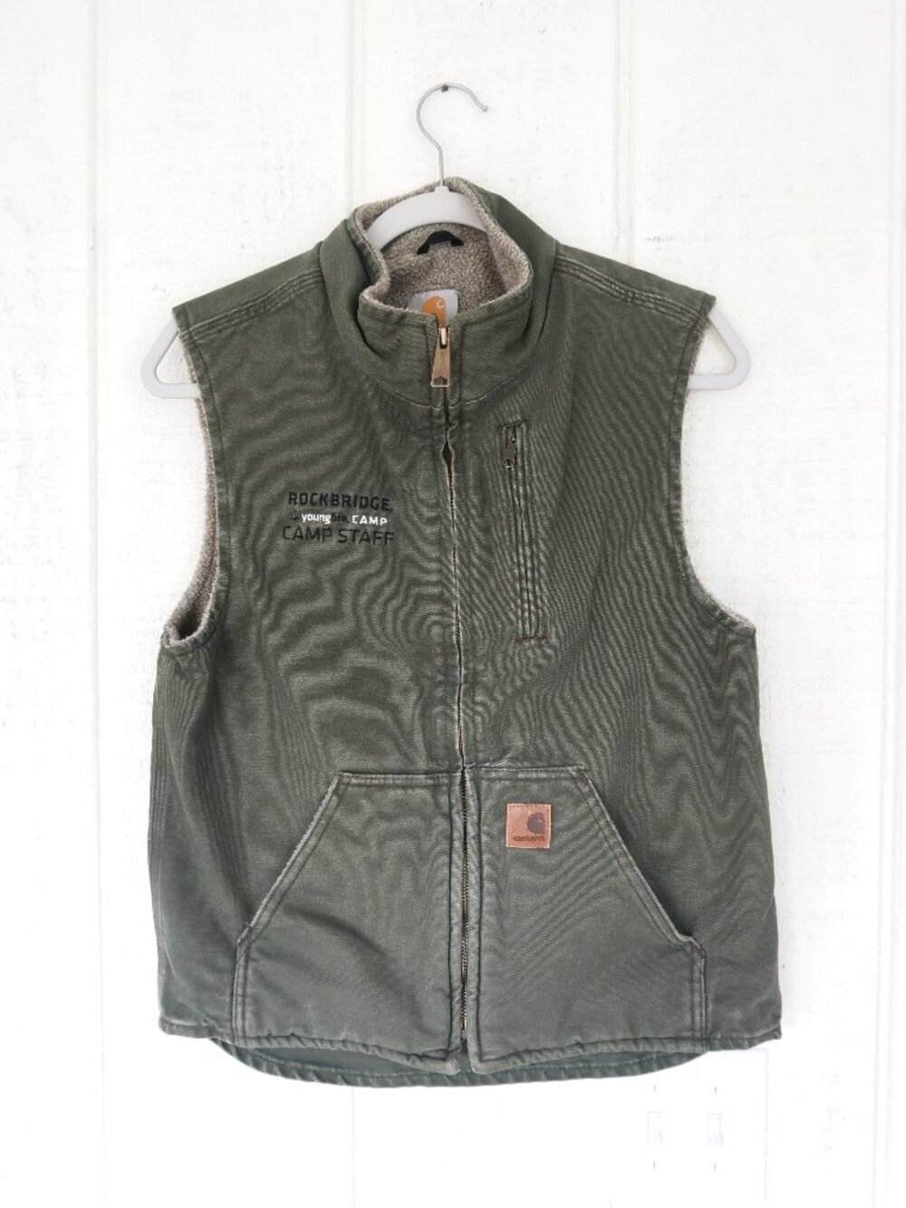 Carhartt Sherpa Lined Mock Neck Vest | Small